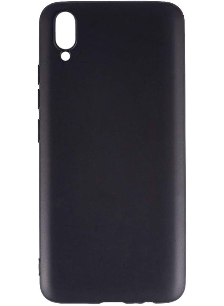 Protective Cover For Vivo V11 ,  Slim Fit Soft Back TPU Case Flexible Silicone Cover Compatible For Vivo V11 - Black